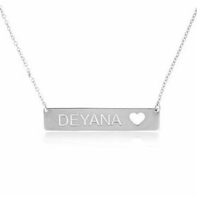 Nameplate Bar Necklace