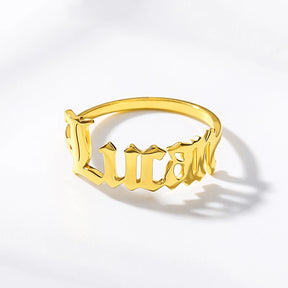 Carrie Name Ring