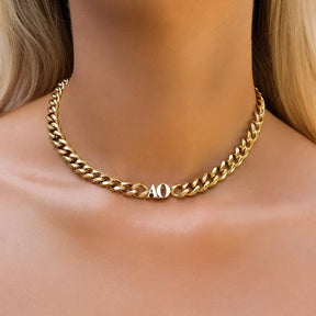 Cuban Initial Choker